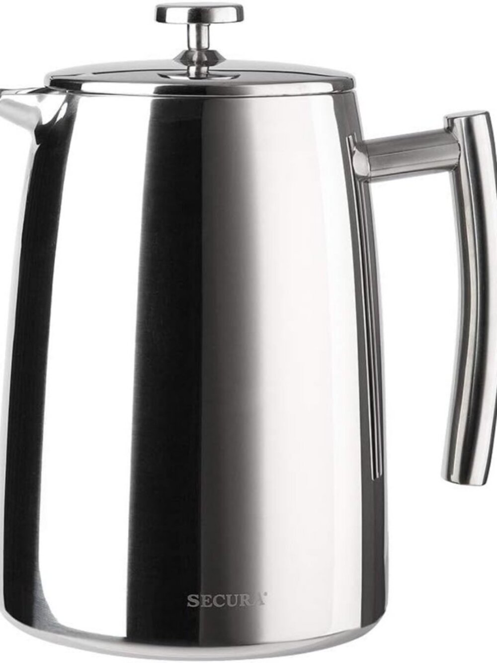 50-Ounce Stainless Steel French Press Coffee Maker - Insulated, Extra Screen